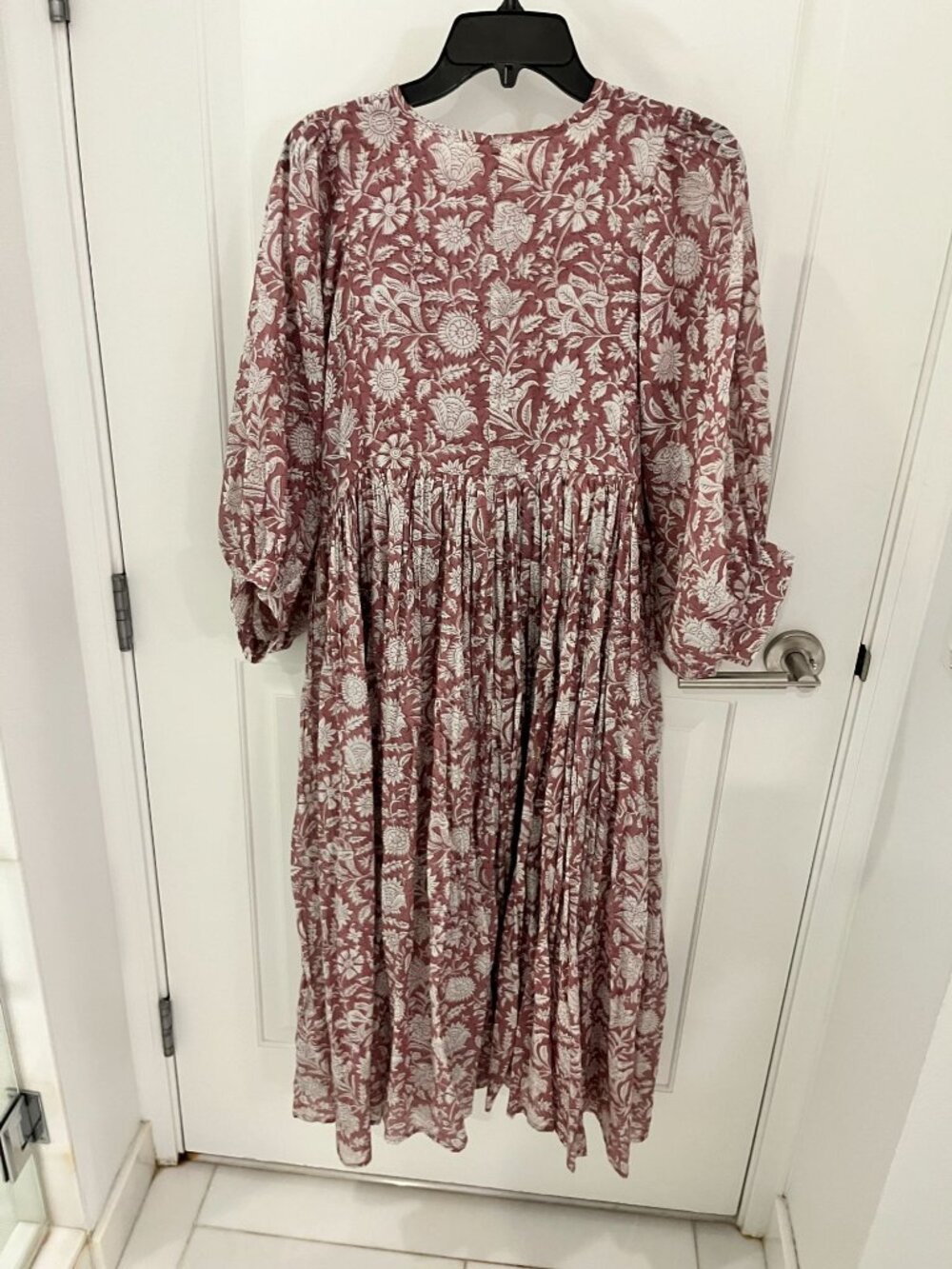 NWOT Daughters of India Kyra Midi Dress - Musk - Size M MEDIUM - Floral Printed - Picture 9 of 10